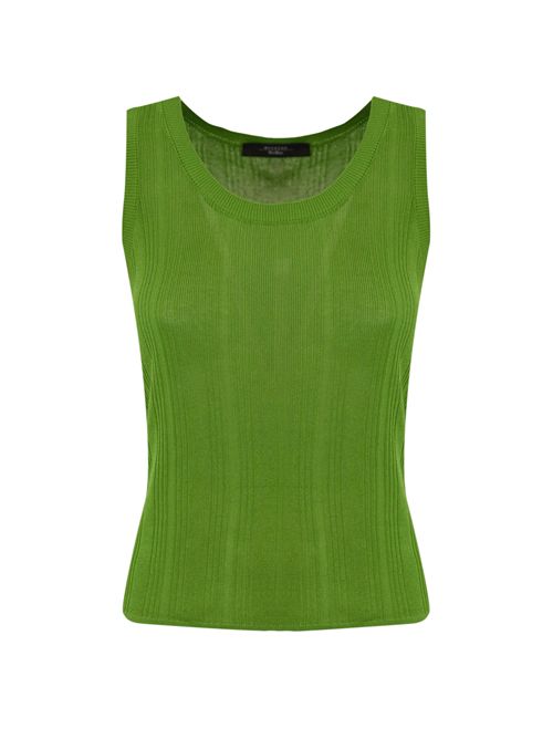Top Ceylon in filato di viscosa Verde WEEKEND MAX MARA | 2515361012600008